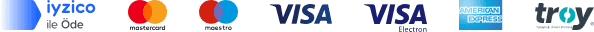 iyzico, Mastercard, Visa, American Express ve Troy ödeme yöntemleri